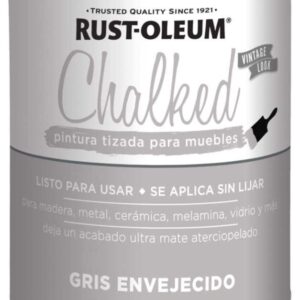 chalked paint rust oleum