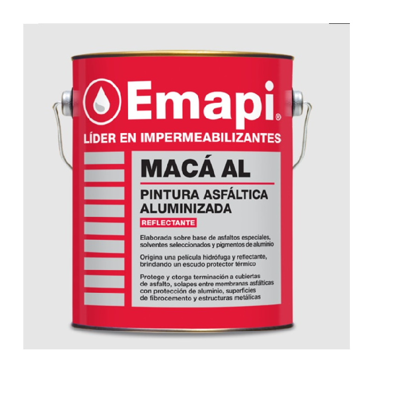 emapi pintura aluminizada maca al